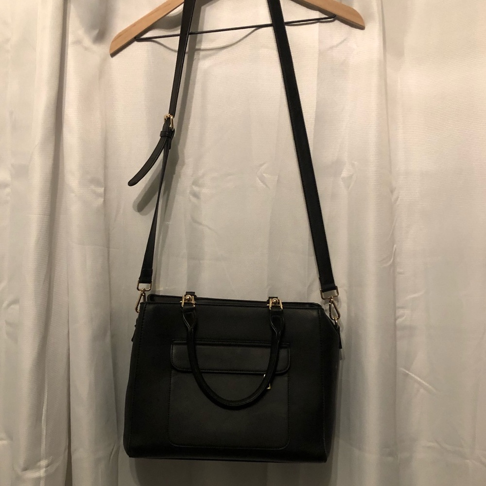 Black over the shoulder purse